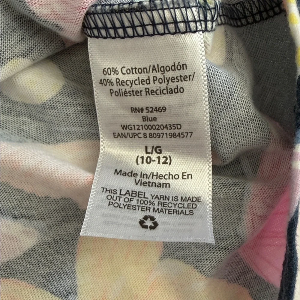 Wonder Nation | Butterfly Print Sleeveless Play Dress Blue/Multicolor (L 10-12) - Picture 7 of 13